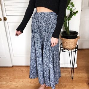 NWT Lulus Midi Paisley Skirt